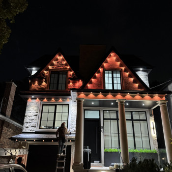 Christmas Light Installation