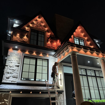 Christmas Light Installation