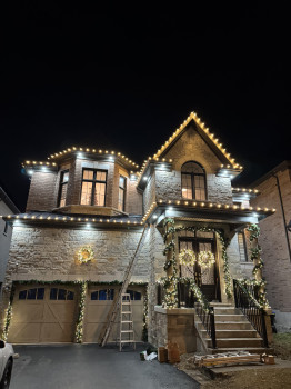 Christmas Light Installation