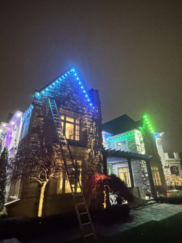 Christmas Light Installation