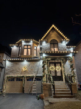 Christmas Light Installation