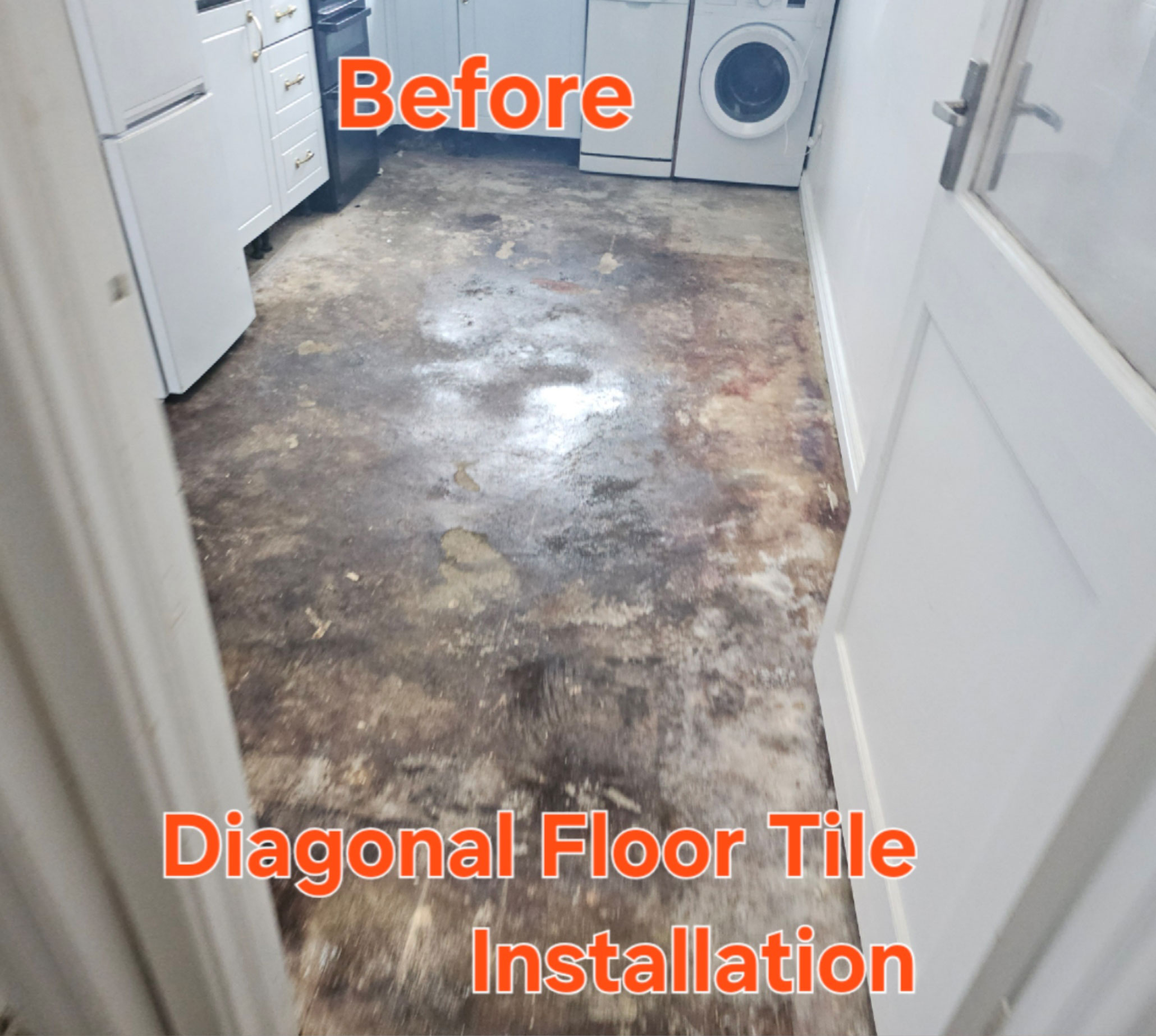 Before flooring