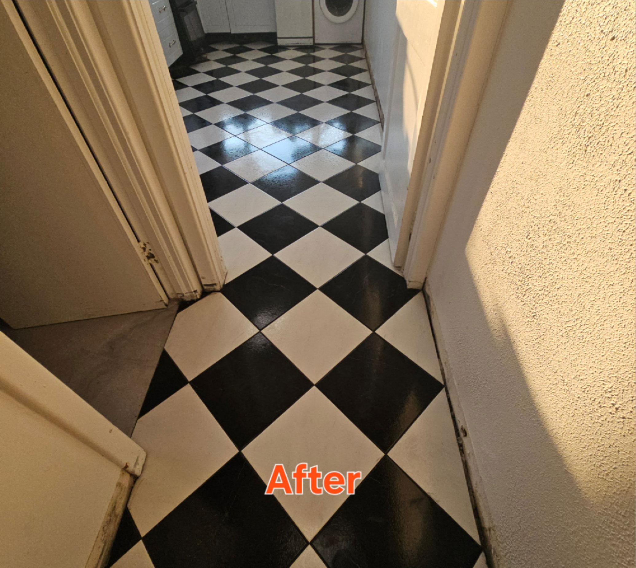 After flooring