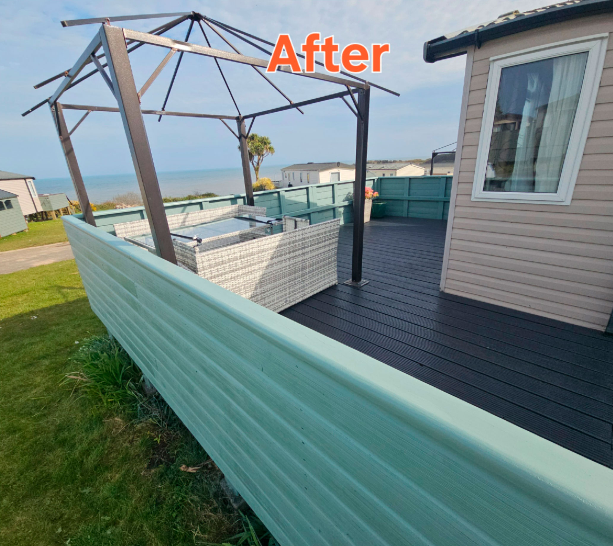 After painting