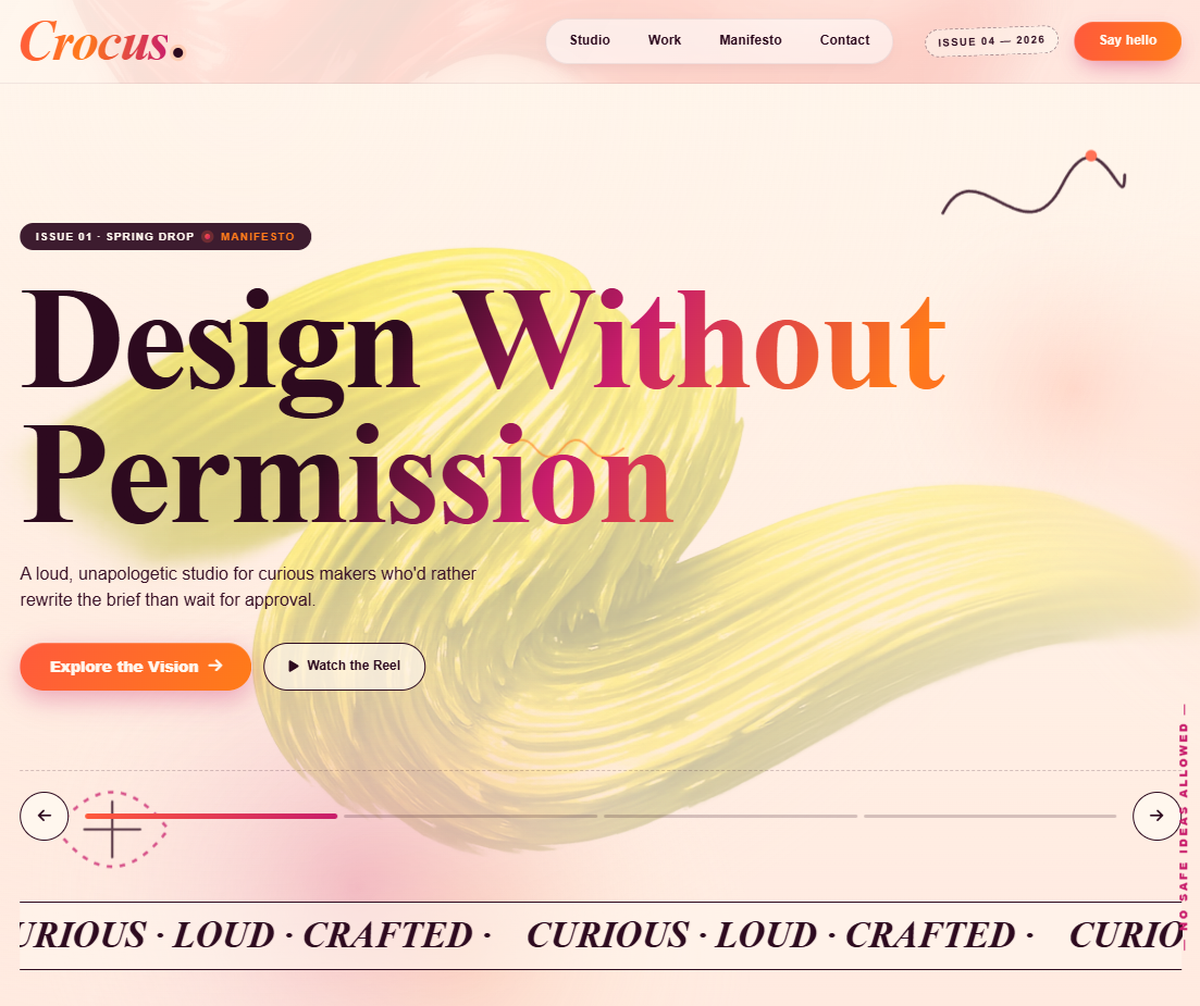 Creative Design Studio Website